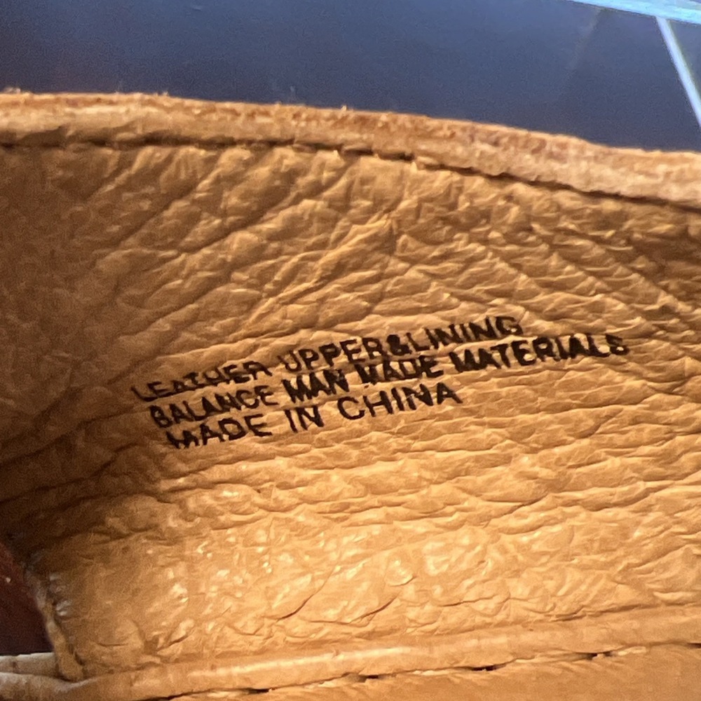 Born Tan Leather Cork Wedge Sandals Women Sz 9 Boho F19641 Comfort High Heel - Picture 8 of 10